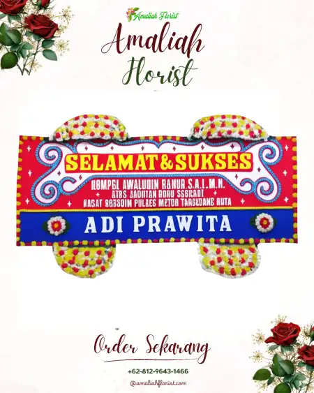 Papan Bunga Ucapan Selamat Babulu